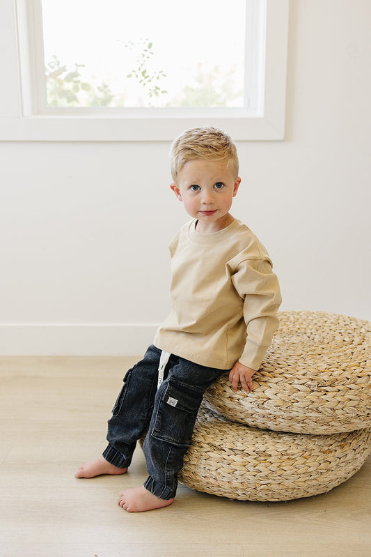 Keaton Long Sleeve | Brown