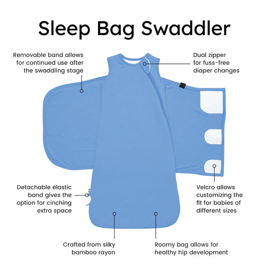 Bamboo Sleep Bag Swaddler | Periwinkle