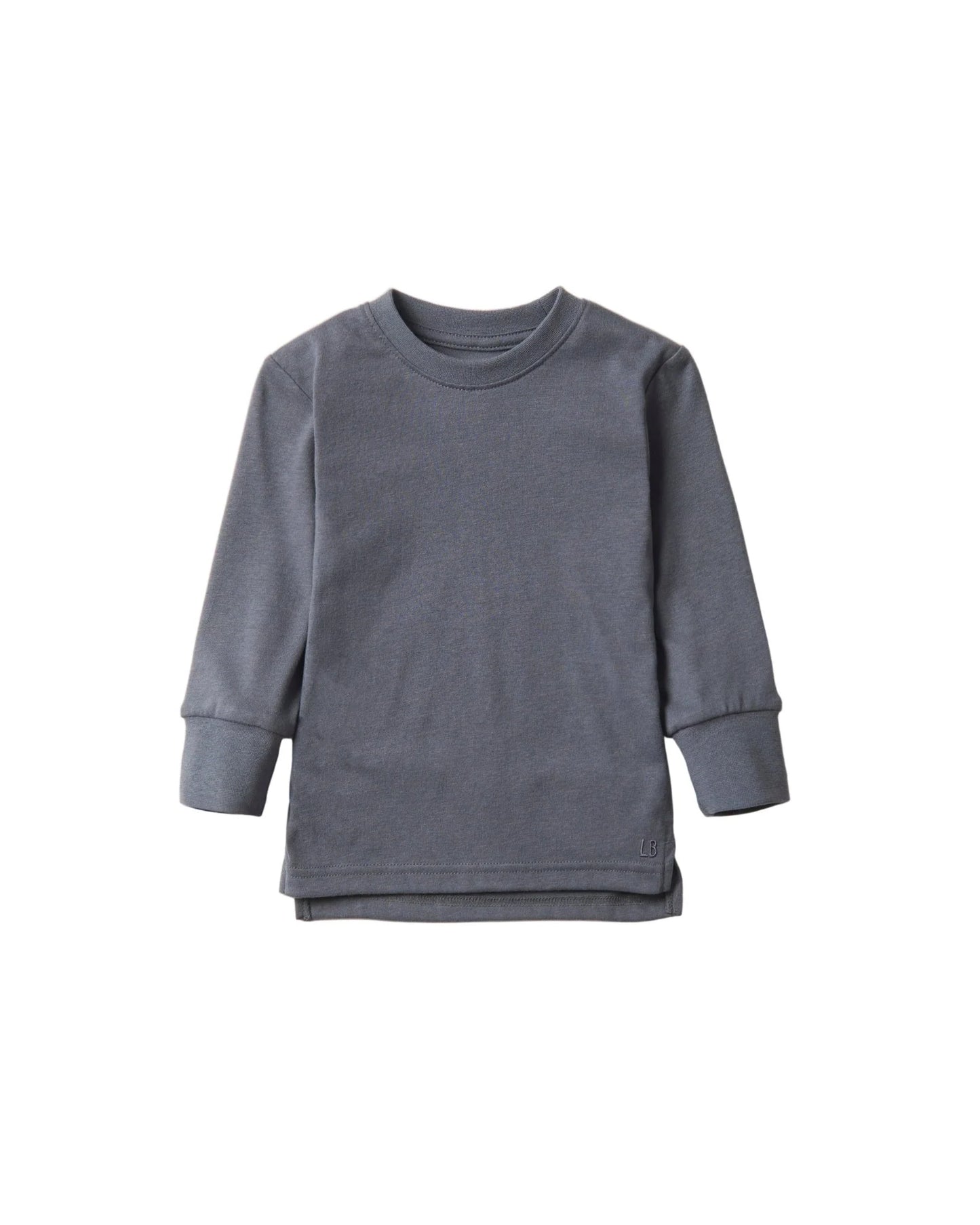 Long Sleeve Elevated Tee | Smoke