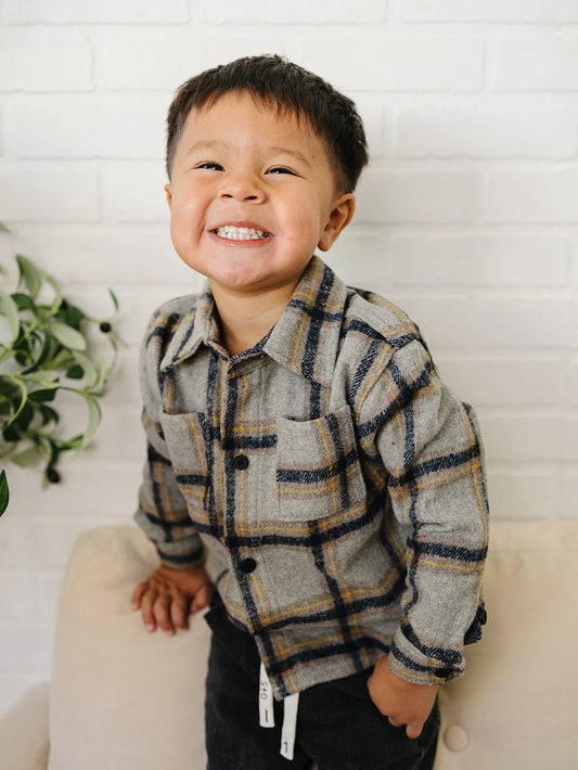 Max Button Up Shirt | Grey