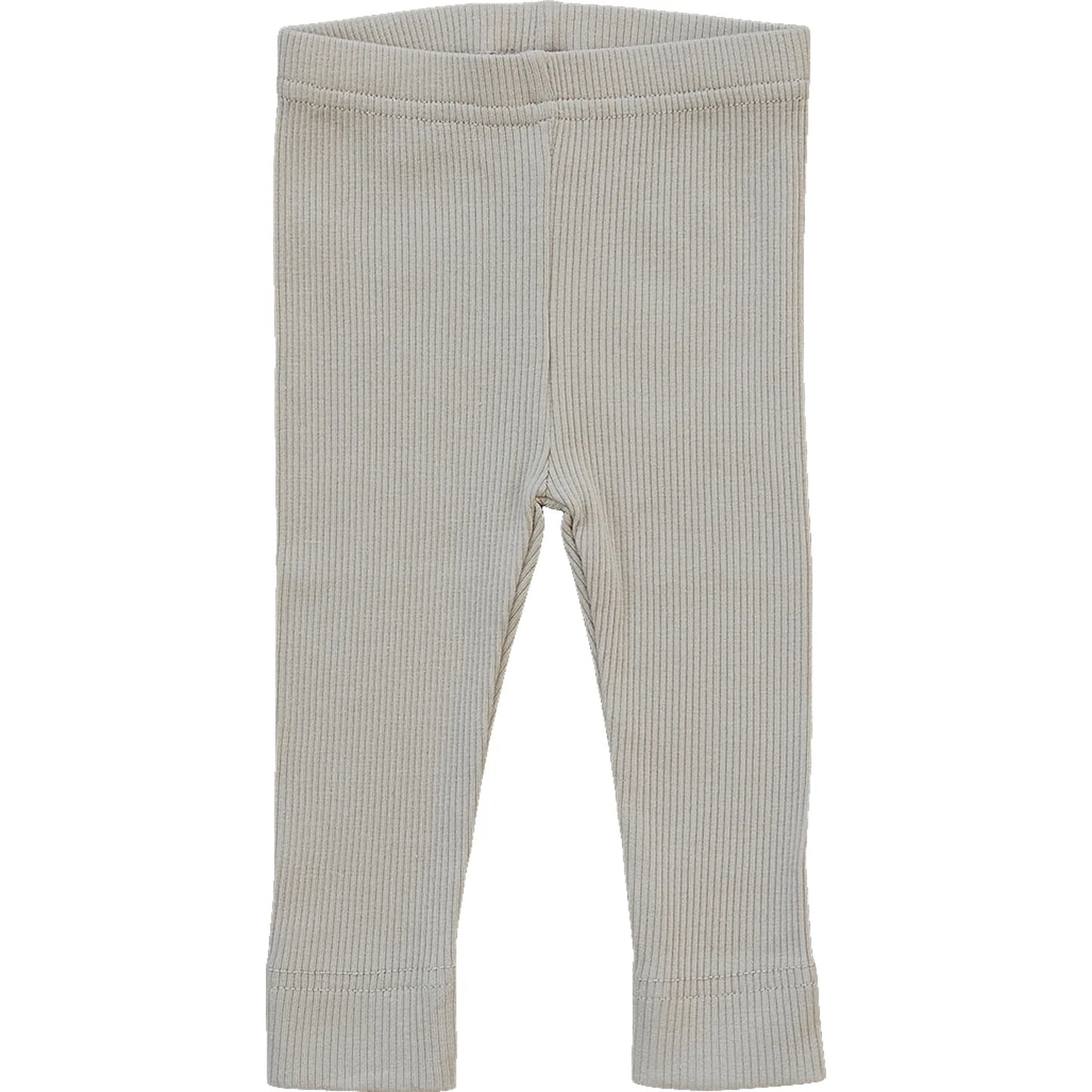 Organic Cotton Ribbed Legging | Oatmeal