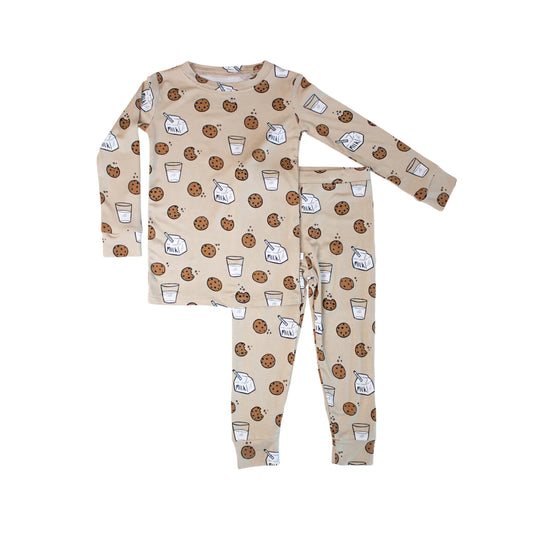 Two-Piece Bamboo Pajama Set | Milk & Cookies