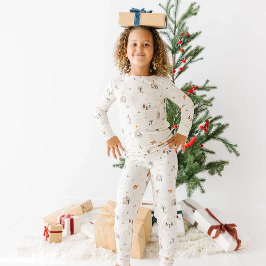 Two-Piece Bamboo Pajama Set | Nativity