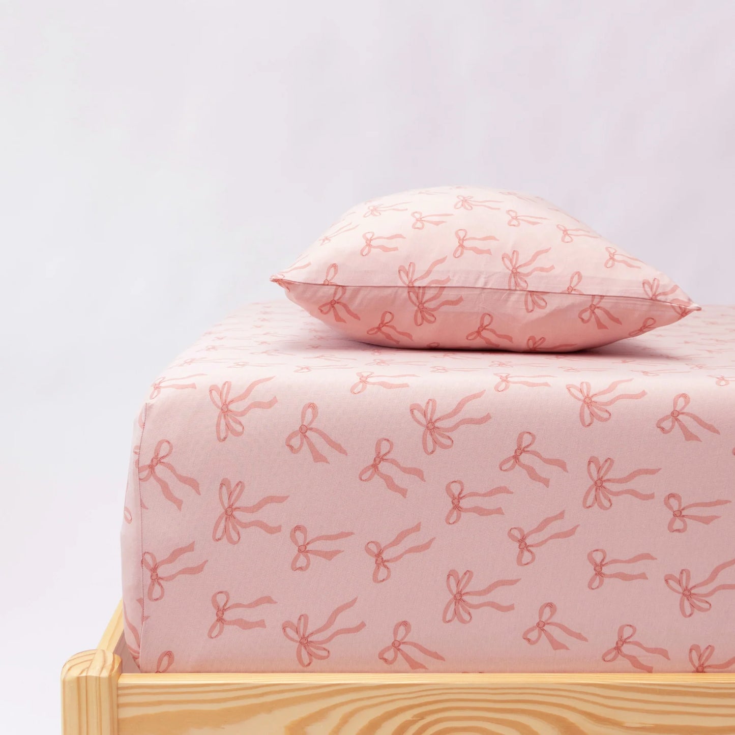 Twin Sheet w/ Pillow Case | Coquette Bows