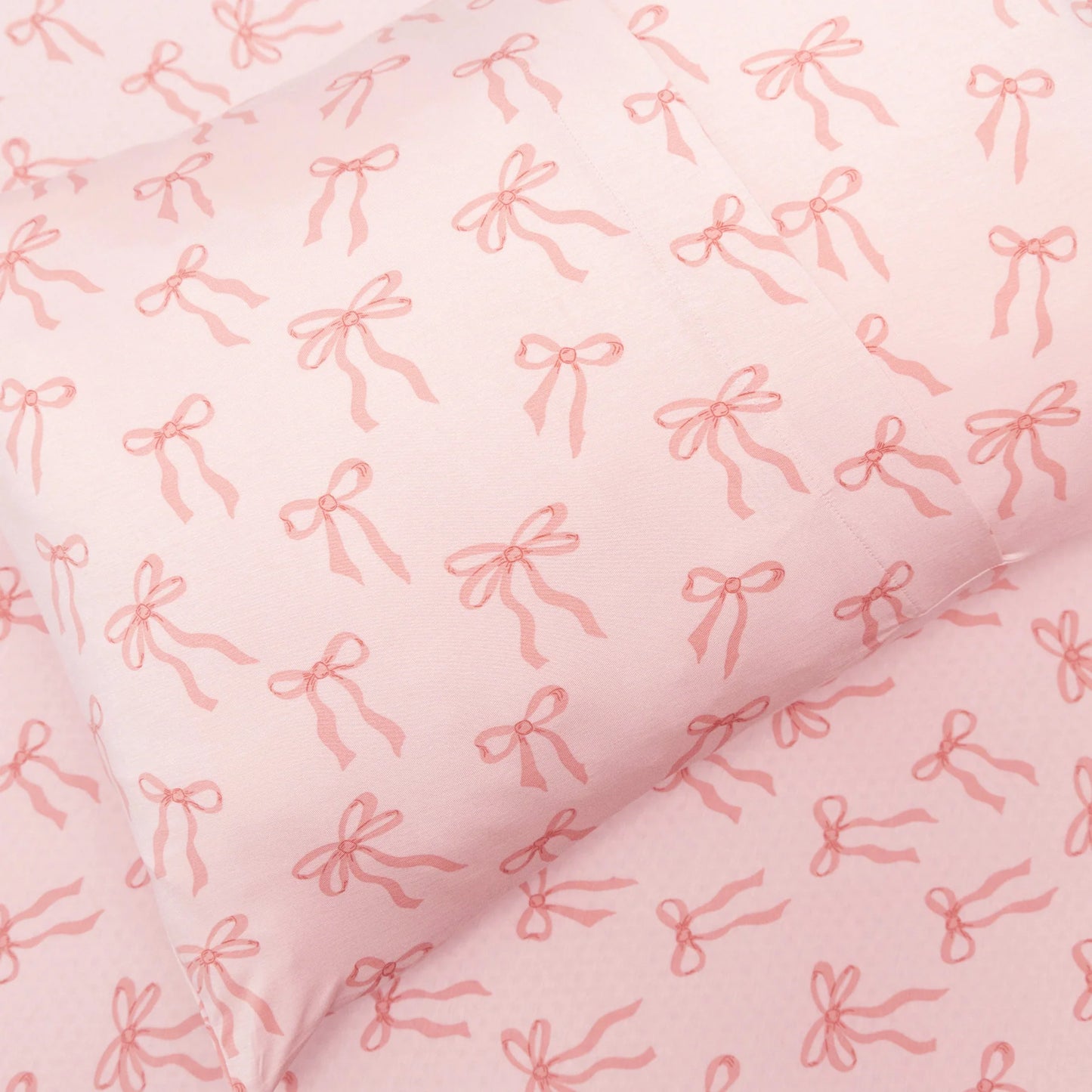 Twin Sheet w/ Pillow Case | Coquette Bows
