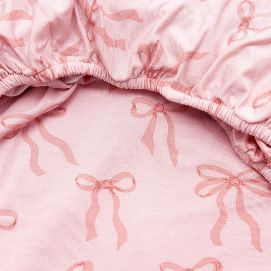 Twin Sheet w/ Pillow Case | Coquette Bows