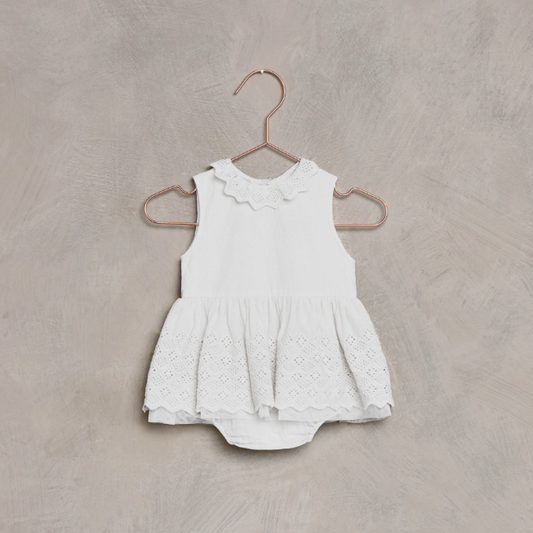 Georgia Romper | White