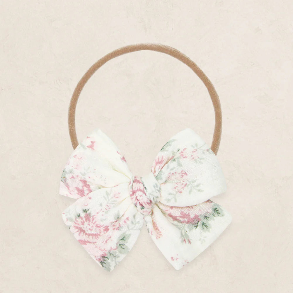 Peony Adventure Bow | Nylon Headband
