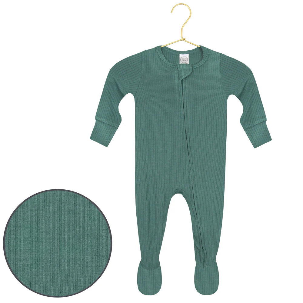 Pierce (Ribbed) Zipper Footie