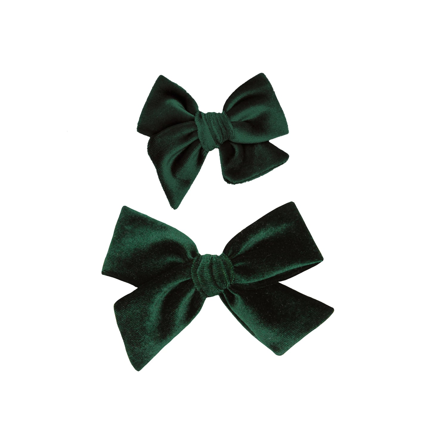 Pine Velvet Bow | Clip