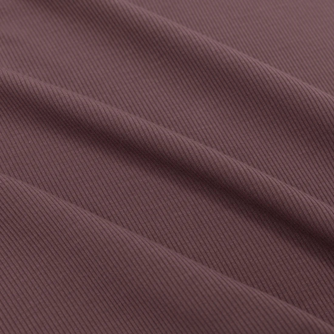 Plum Small Ribbed Bamboo Plush Blanket