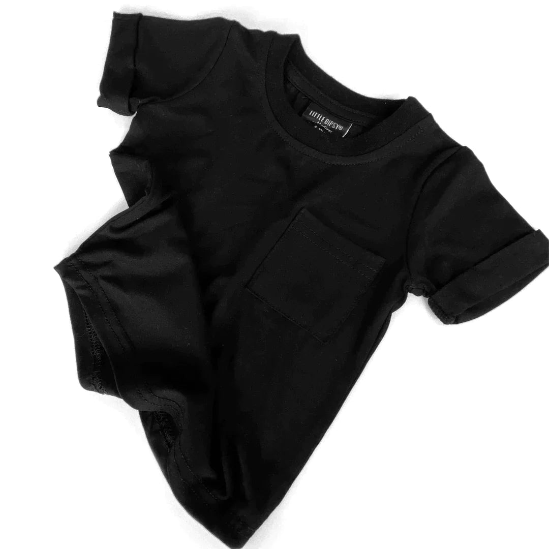Bamboo Pocket Tee | Black