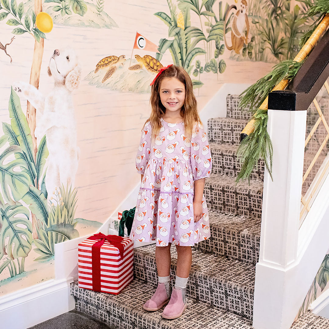 Maribelle Dress | Lavender Santa