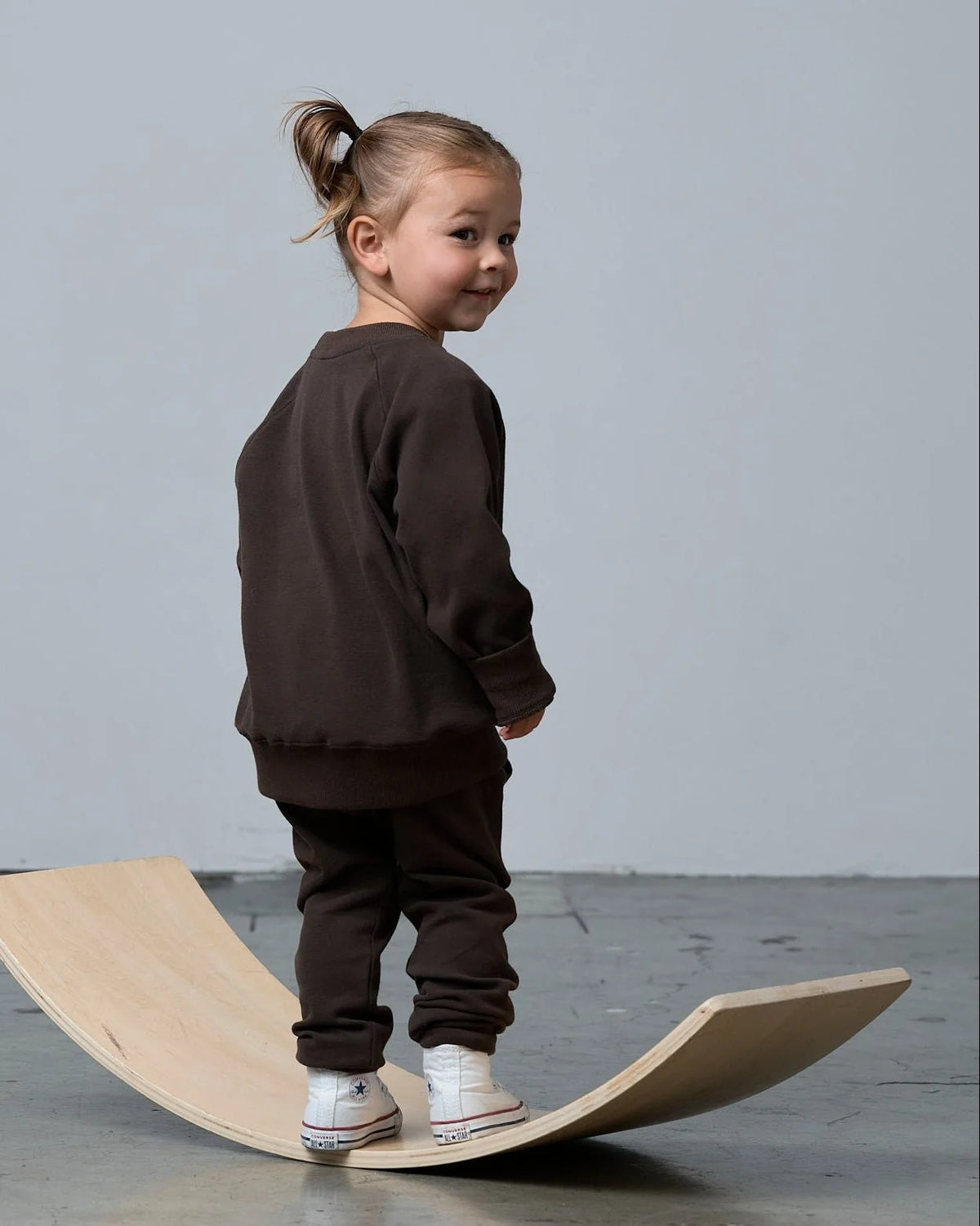 Raglan Crewneck | Brown