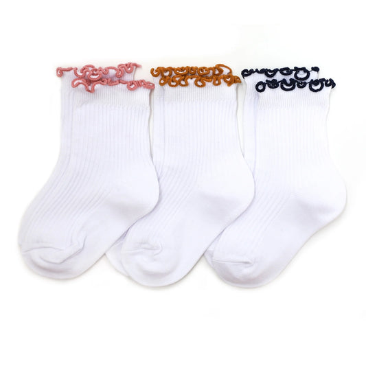 Recess Lettuce Trim Midi Sock 3-Pack