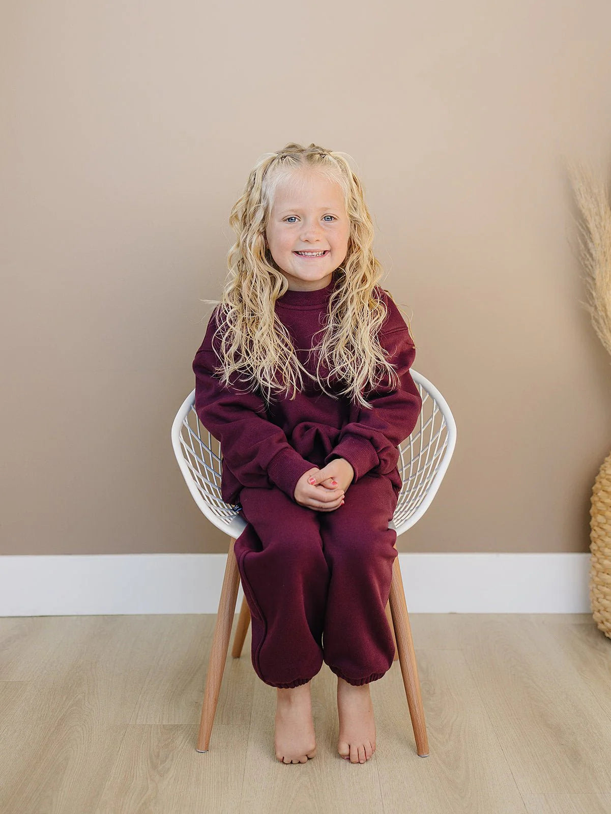 Ridge Sweatshirt & Sweatpant Set | Maroon
