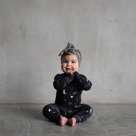 PRE-ORDER Spooky | Bamboo Zip Romper