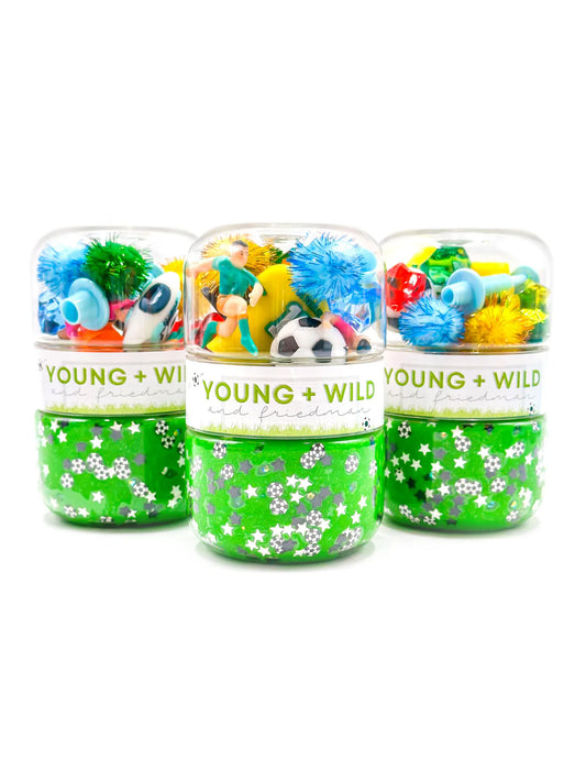 Grab & Go Dough Jar | Soccer