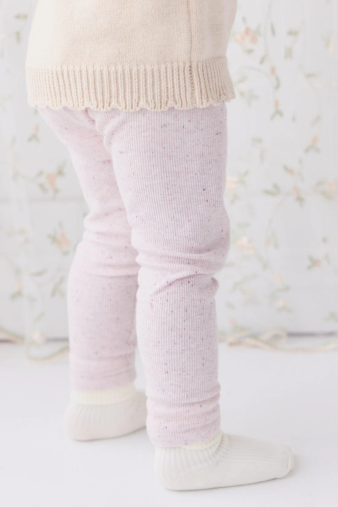 Organic Cotton Fine Rib Legging | Tulip Fleck