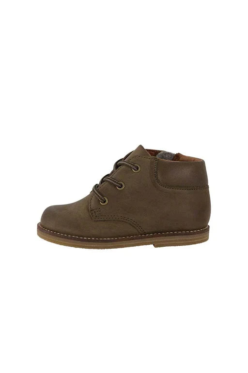 Leather Boot | Olive