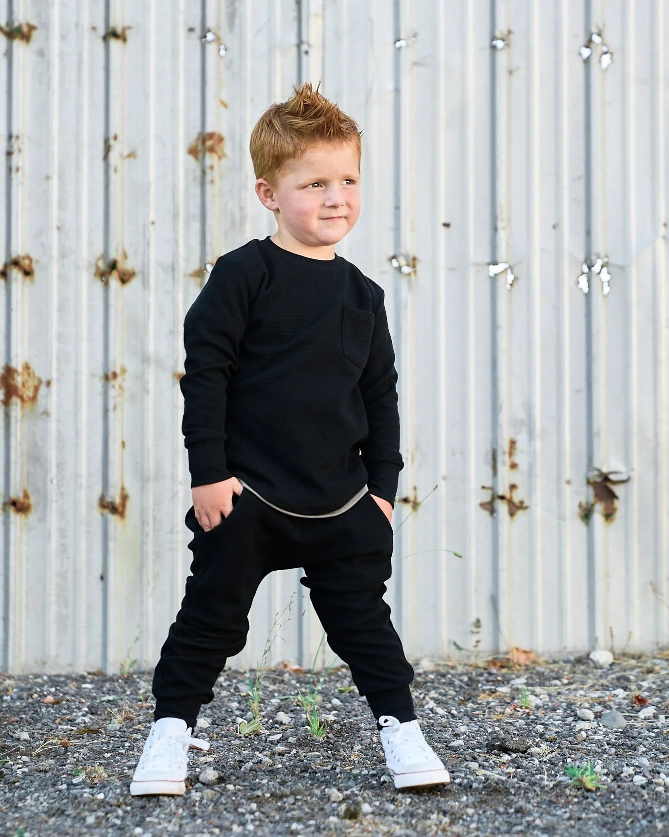 Waffle Top | Black