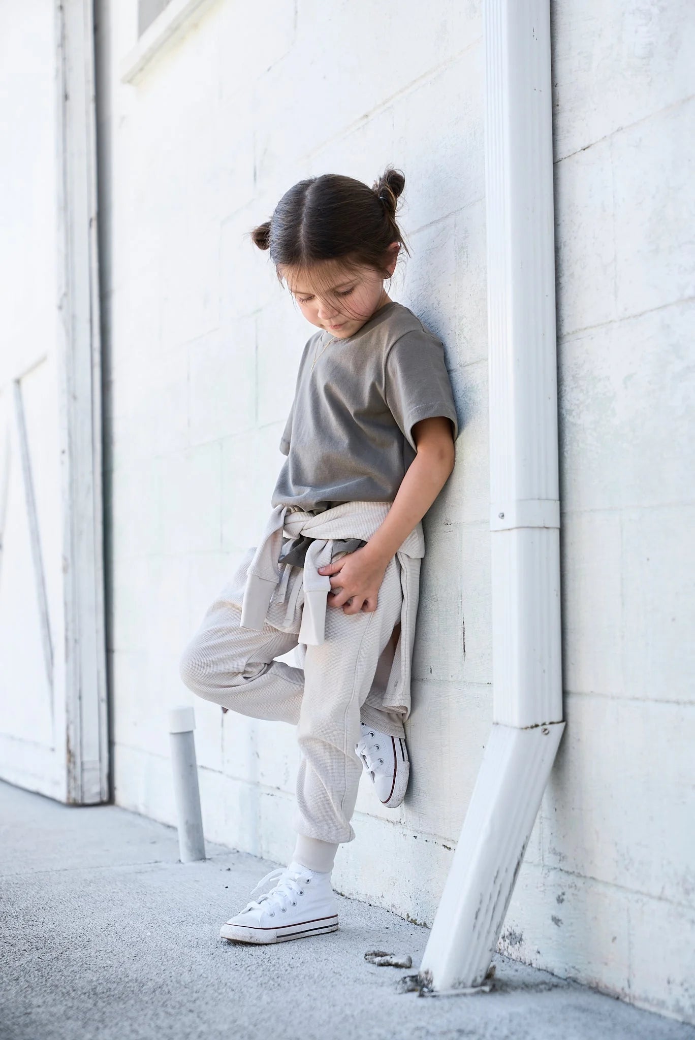 Waffle Jogger | Cream