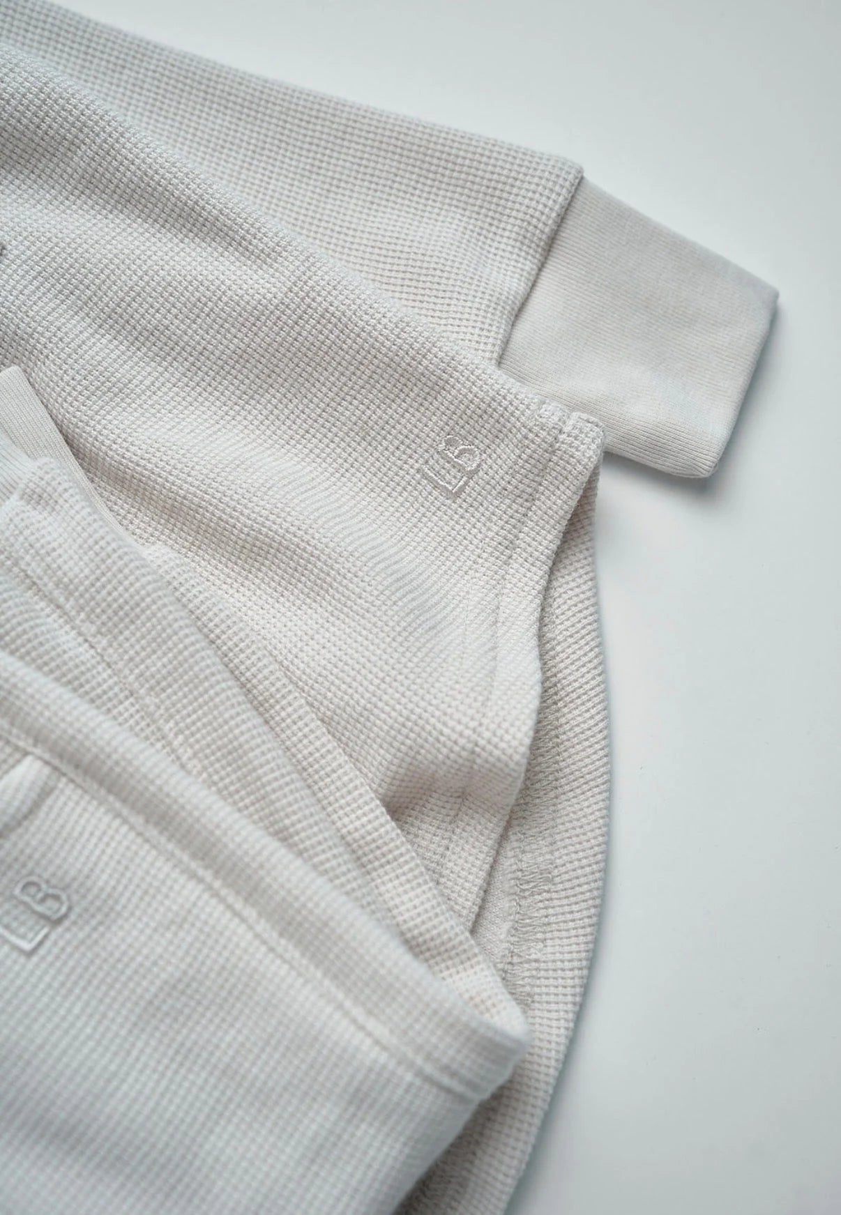 Waffle Jogger | Cream