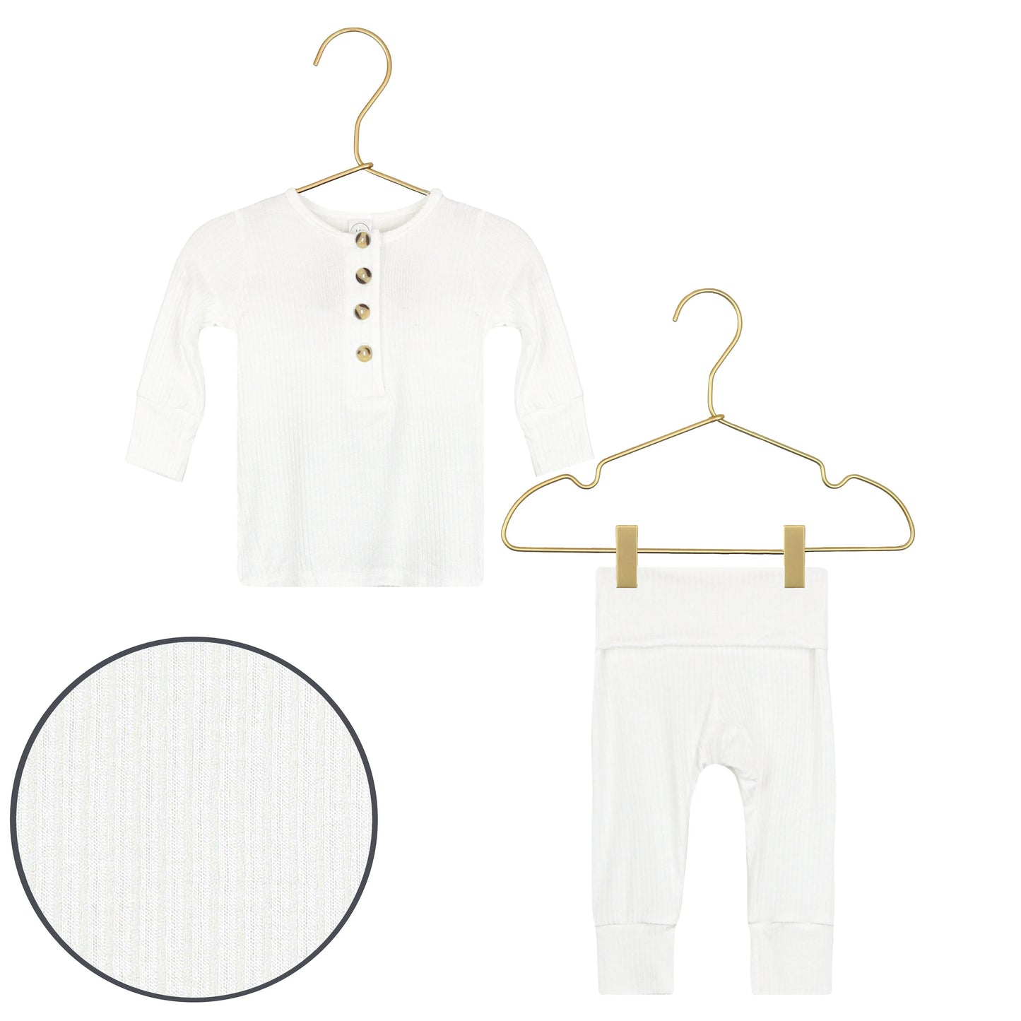 Wren Ribbed Top & Bottom Set