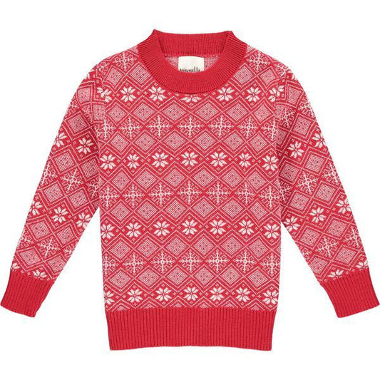 Holiday Snowflake Sweater | Red