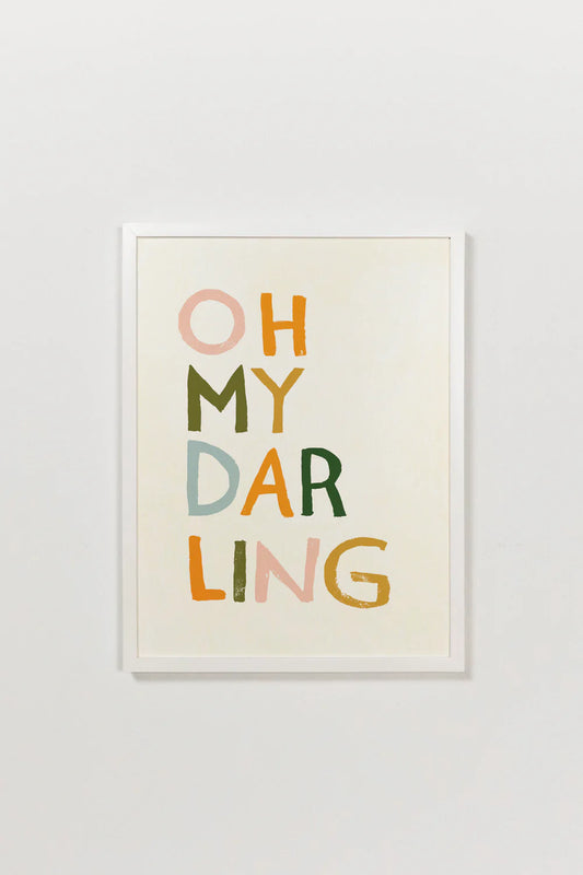 Oh my Darling Art Print  11x14