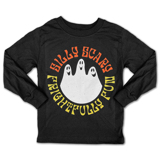 Silly Scary Long Sleeve Kids Tee