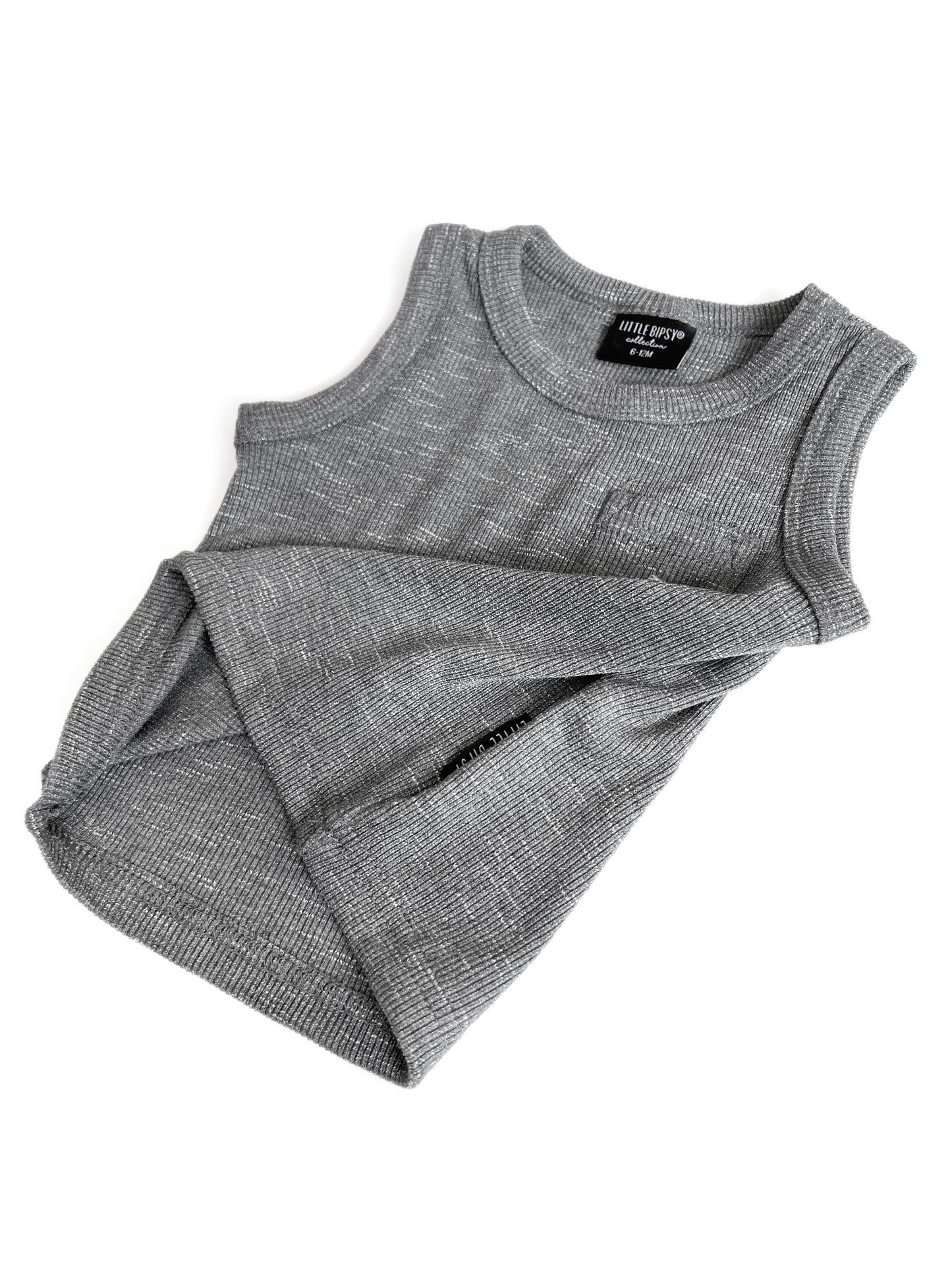 Ribbed Tank | Grey