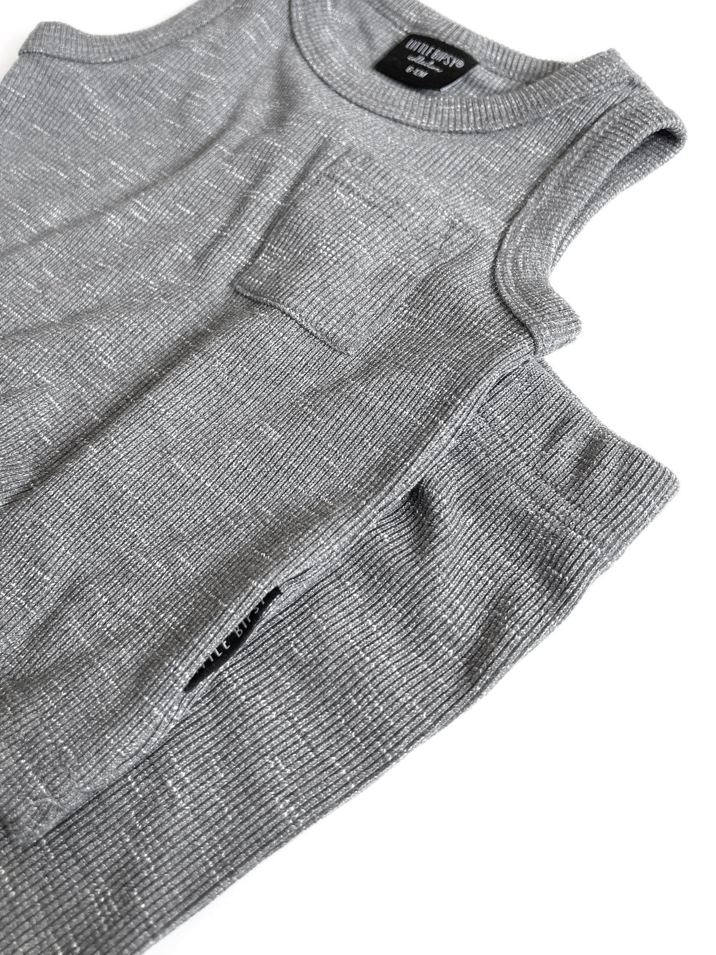 Ribbed Tank | Grey