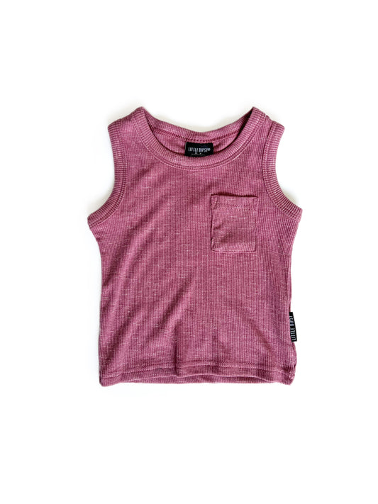 Ribbed Tank | Hibiscus