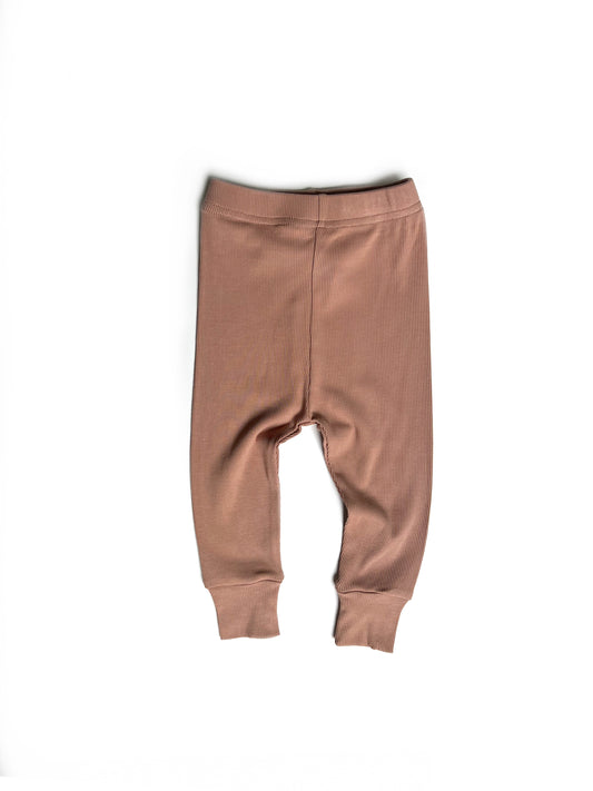 Ribbed Legging | Clay