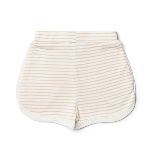 Viscose Organic Cotton Shorts | Dune Stripe