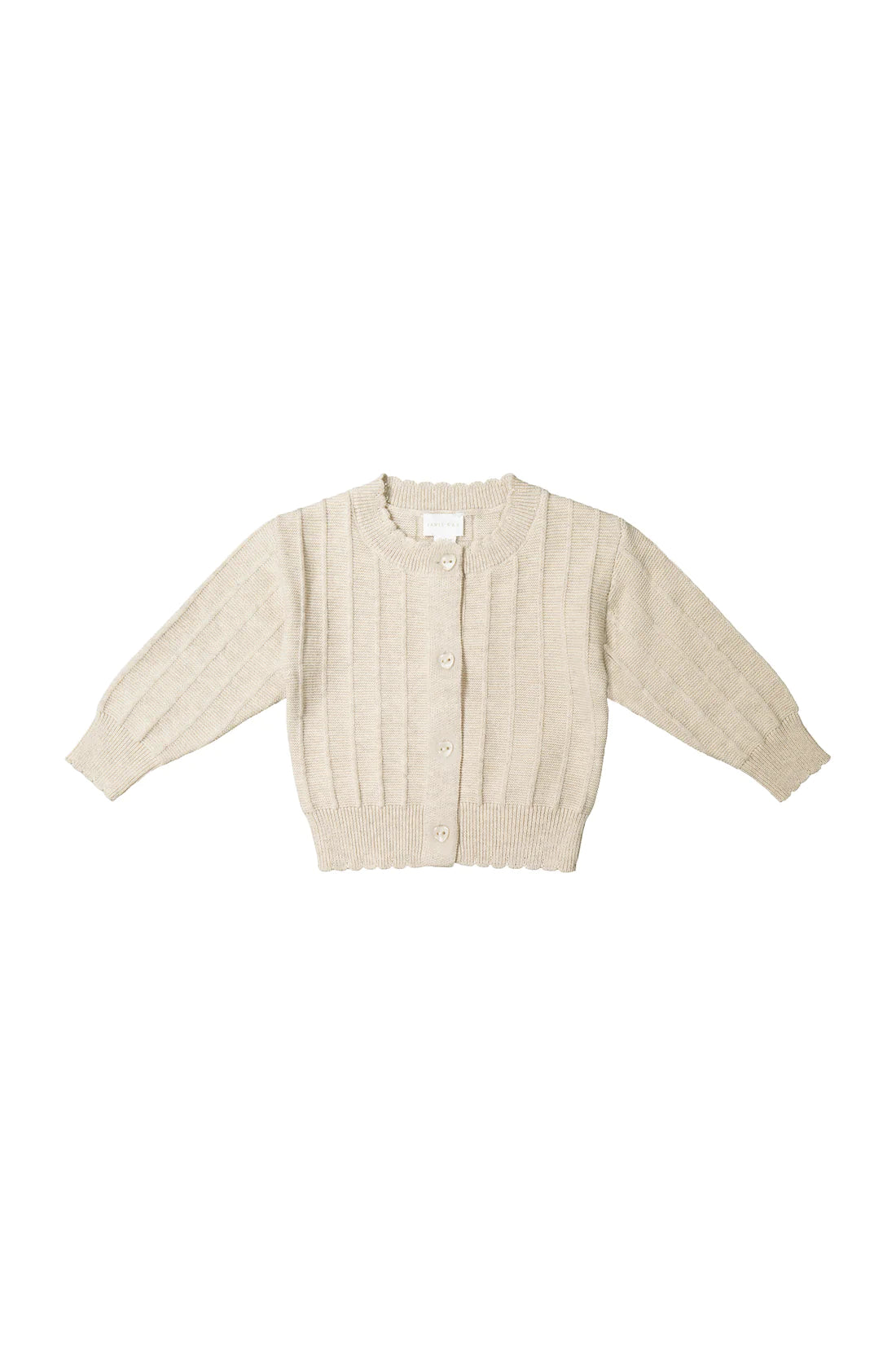 Emily Knitted Cardigan | Oatmeal Marle