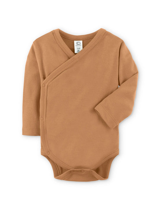 Long Sleeve Kimono Bodysuit | Ginger