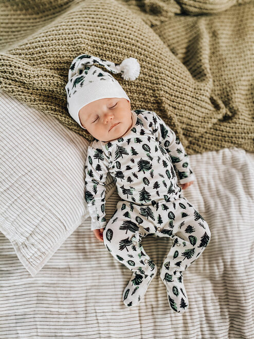 Holiday Footie Sleeper & Cap Set | Oh, Christmas Tree