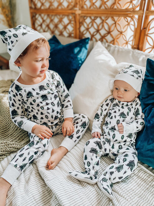 Holiday Footie Sleeper & Cap Set | Oh, Christmas Tree