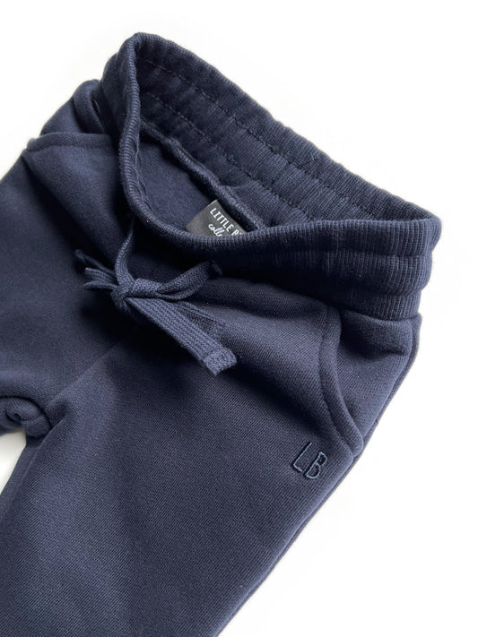 Embroidered Jogger | Navy