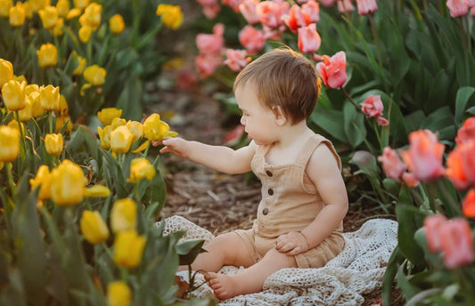 Cuffed Muslin Overall | Wheat