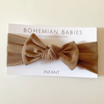 Bamboo Bow Headwrap | Americano