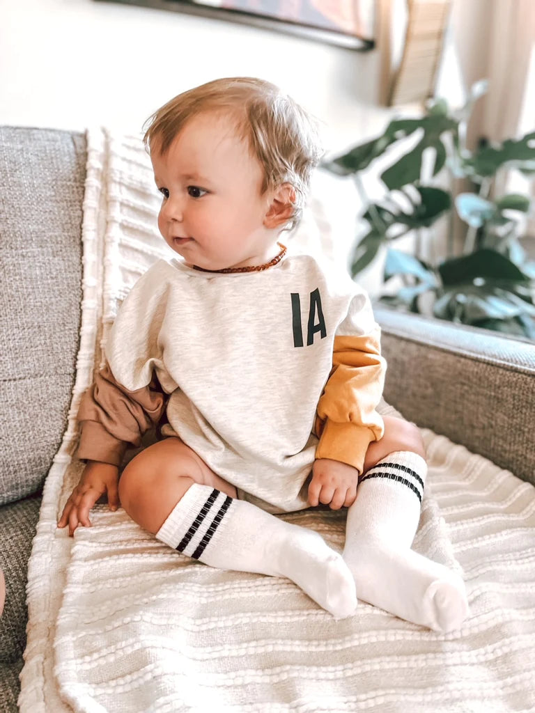 Baggy Sweatshirt Romper || Iowa