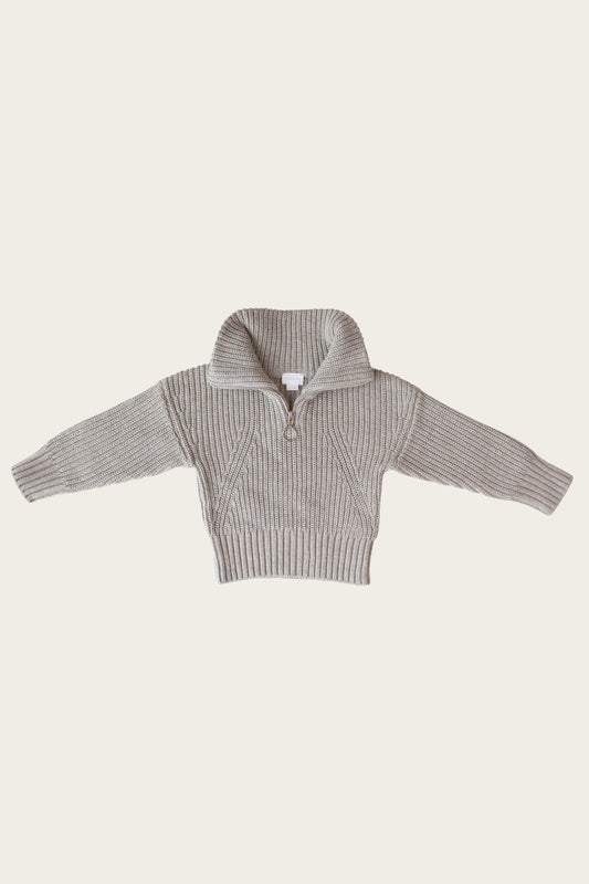 Bradley Half-Zip | Birch Marle