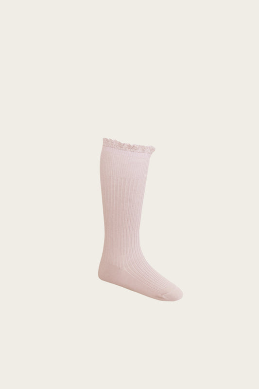 Frill Sock | Hushed Violet