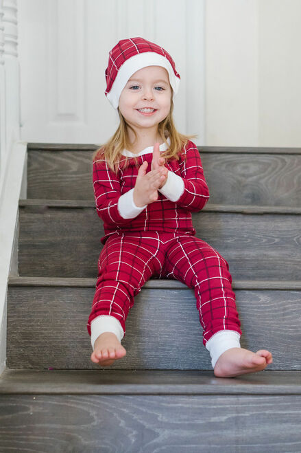 Holiday Kids' PJ & Cap Set | Santa Baby
