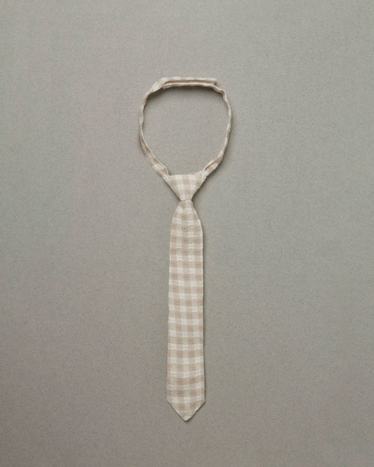 Skinny Tie | Dove Check