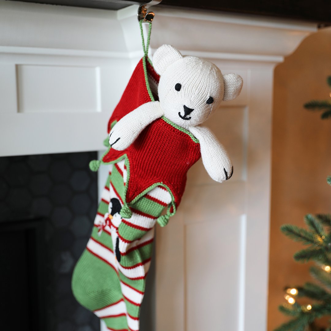 Handmade Polar Bear Stuffed Animal
