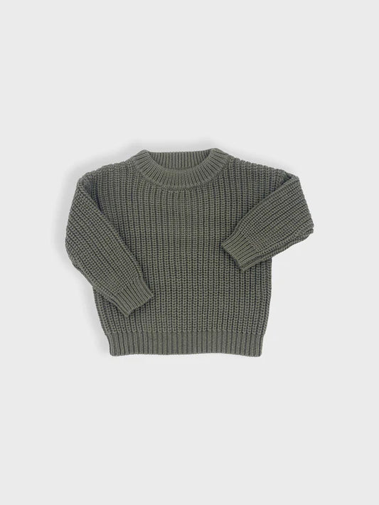 Knit Sweater | Olive